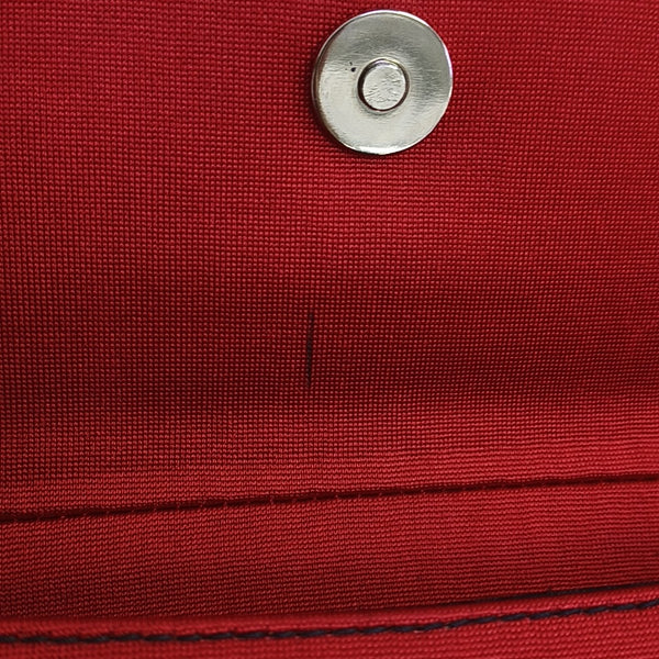 Fabric Top Handle Bag Red