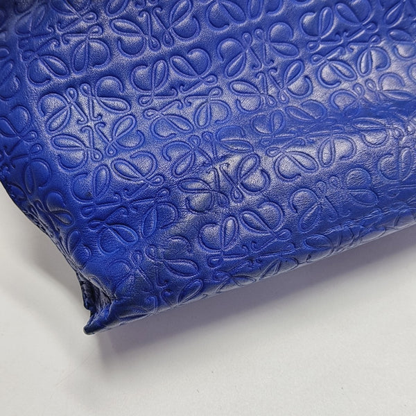 T Pouch Calfskin Blue