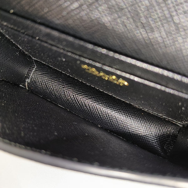 Fold Wallet Saffiano Calfskin Black