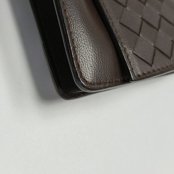 Lambskin Card Holder Brown