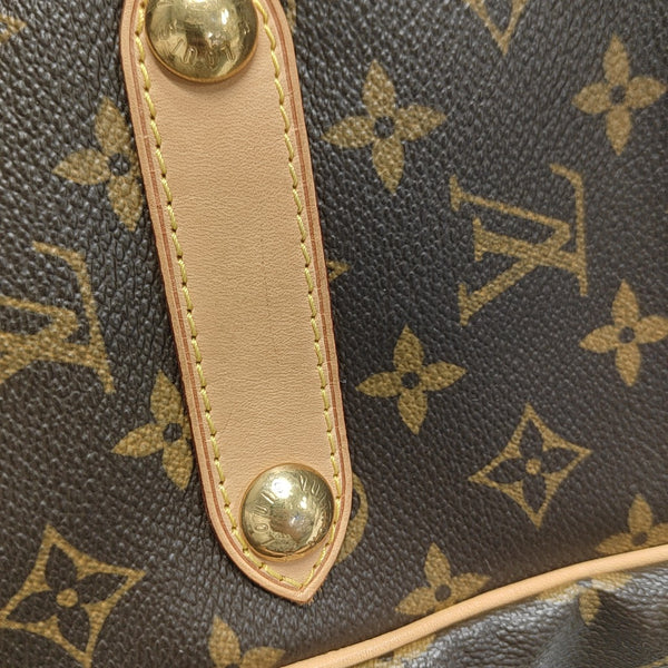 GALLIERA GM Monogram Coated Canvas Brown