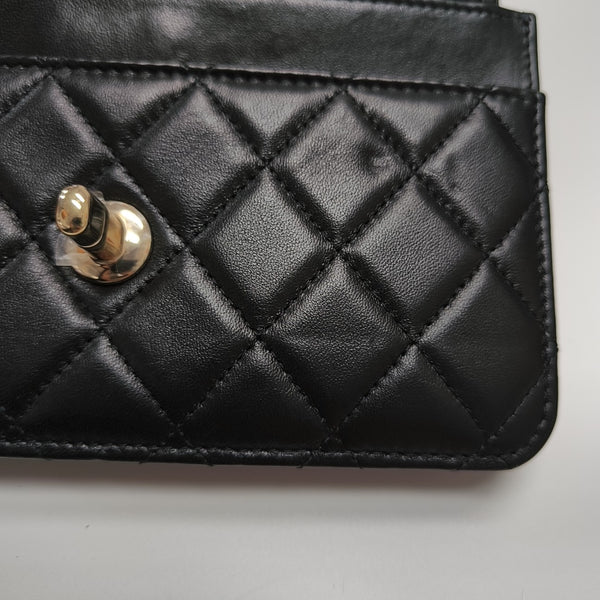 TRENDY CC WOC Quilted Lambskin Black