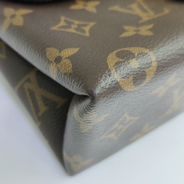 LOCKY BB Monogram Coated Canvas Brown