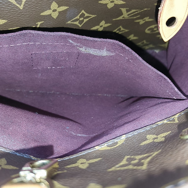 MONTAIGNE Monogram Coated Canvas Brown