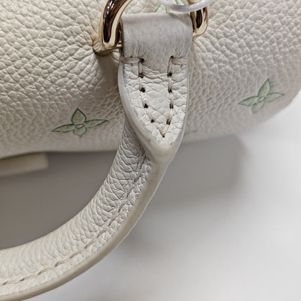 MADELEINE Mini Monogram Calfskin White