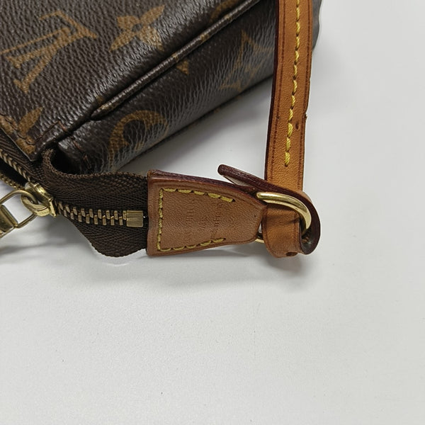 ACCESSOIRES GM Monogram Coated Canvas Brown