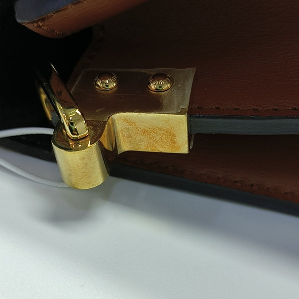 DAUPHINE Mini Monogram Coated Canvas Brown
