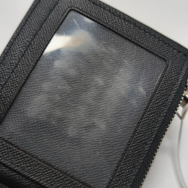 AMERIGO Damier Graphite Coated Canvas Gray Wallet