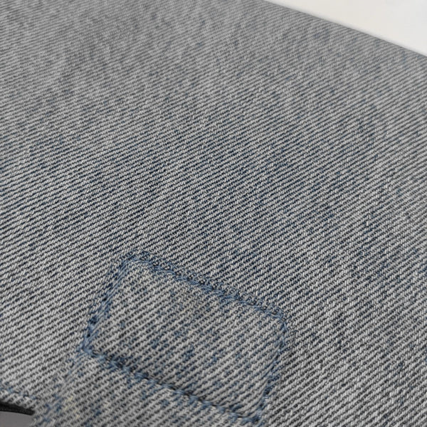 Denim Top Handle Bag Blue