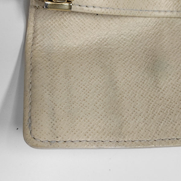 Damier Azur Coated Canvas Key Pouch White