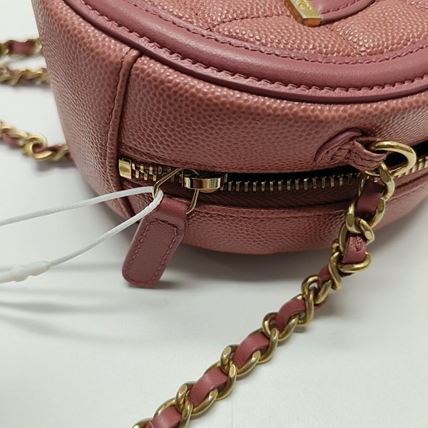 FILIGREE Mini Quilted Grained Calfskin Pink