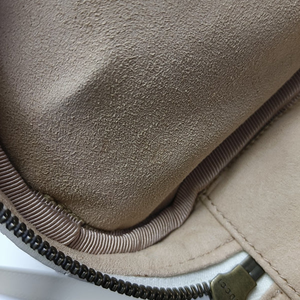 GG Marmont Mini Quilted Calfskin White