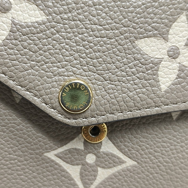 FÉLICIE Monogram Calfskin Gray