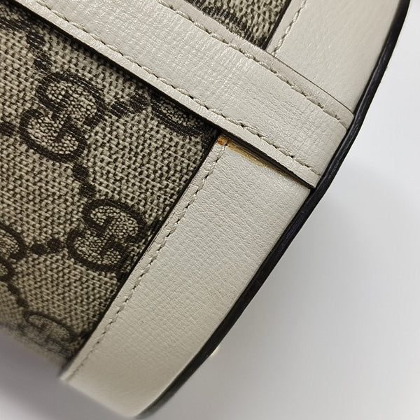 Horsebit 1955 Small Coated Canvas Beige