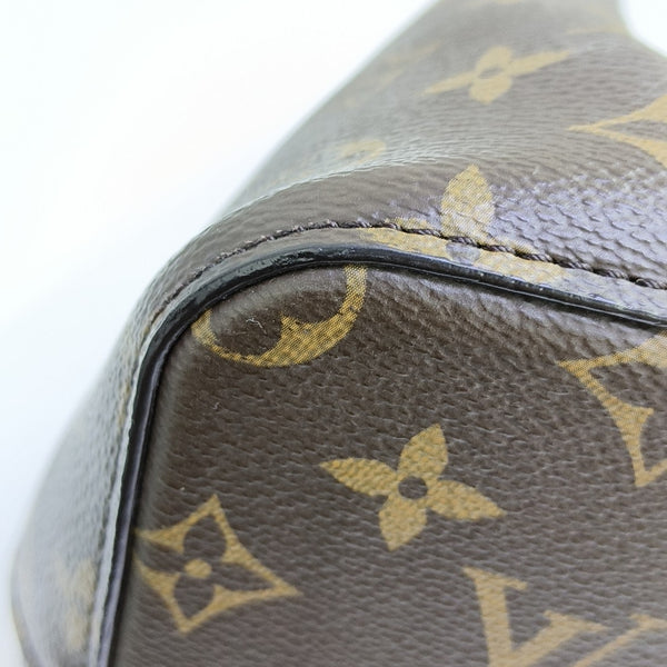 NÉONOÉ MM Monogram Coated Canvas Brown
