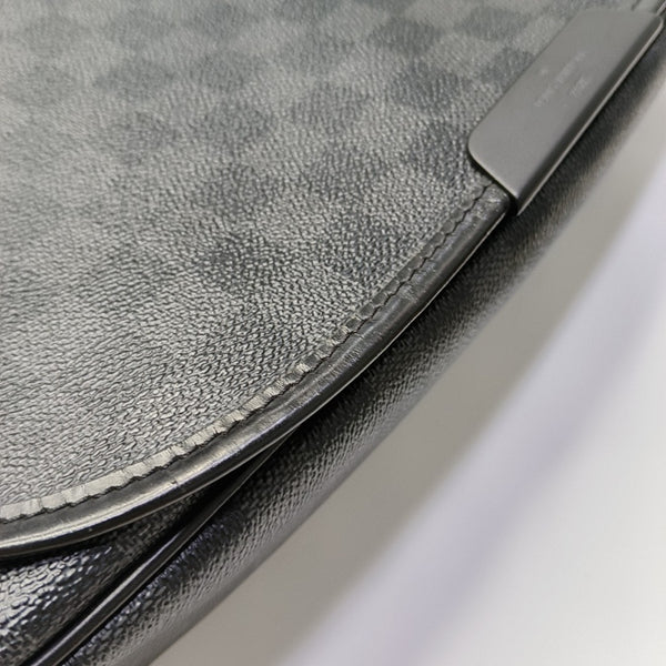 DANIEL Damier Graphite Coated Canvas Gray