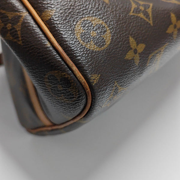 SPEEDY 35 Monogram Coated Canvas Brown