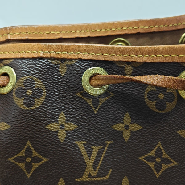 NOÉ BB Monogram Coated Canvas Brown