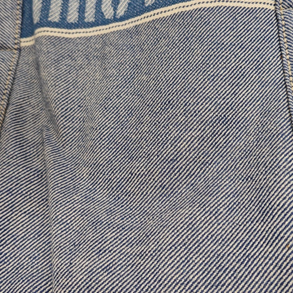 Canvas Top Handle Bag Blue