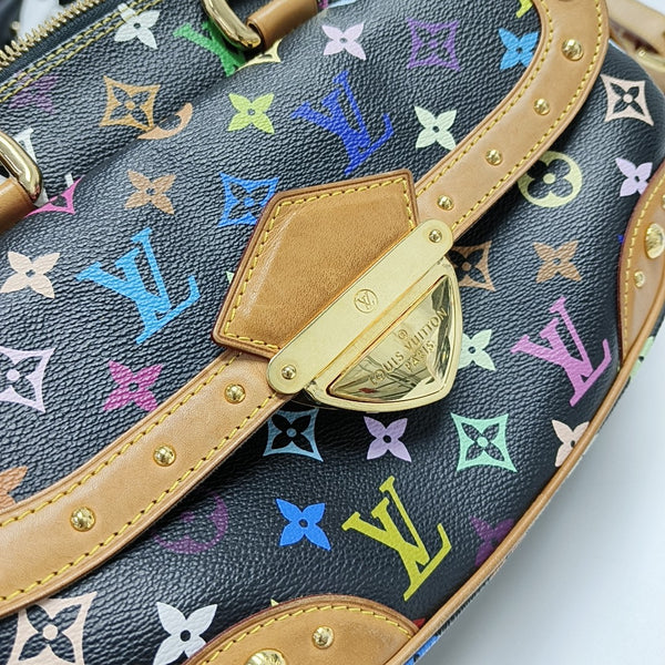 LV × TM RITA Monogram Coated Canvas Black