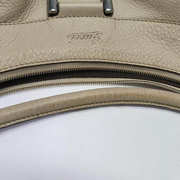 D Gold Monogram Calfskin Beige