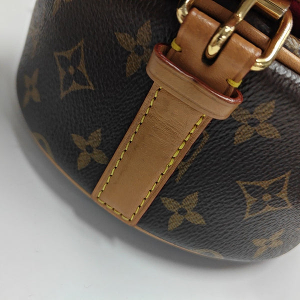 TAMBOURINE Monogram Coated Canvas Brown