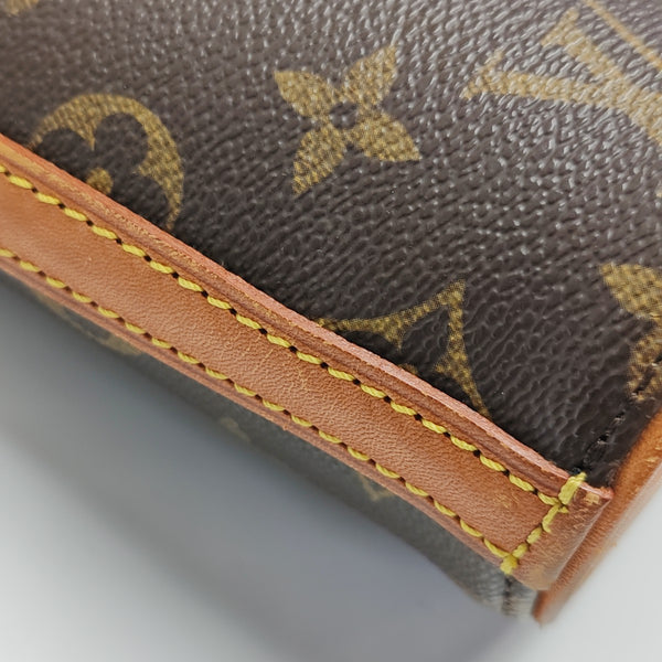 DROUOT Monogram Coated Canvas Brown