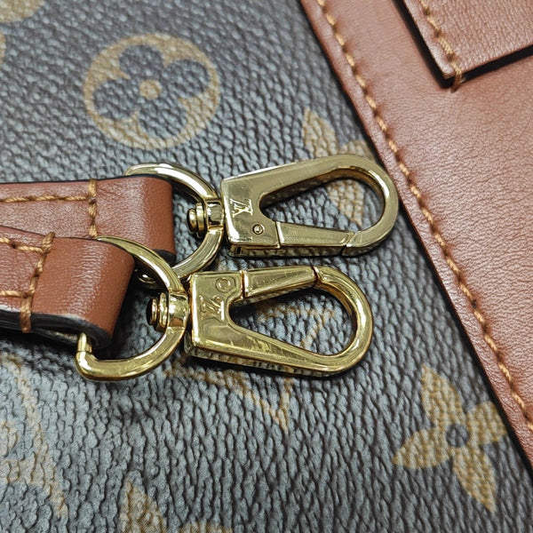 LOCKY BB Monogram Coated Canvas Brown