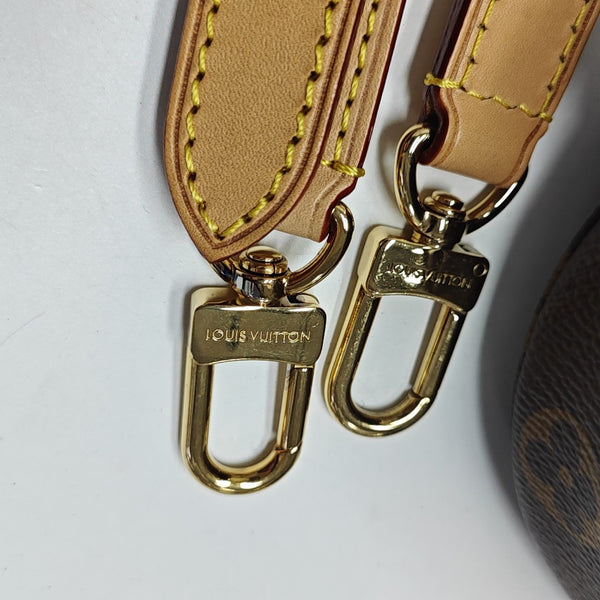 SAUMUR BB Monogram Coated Canvas Brown