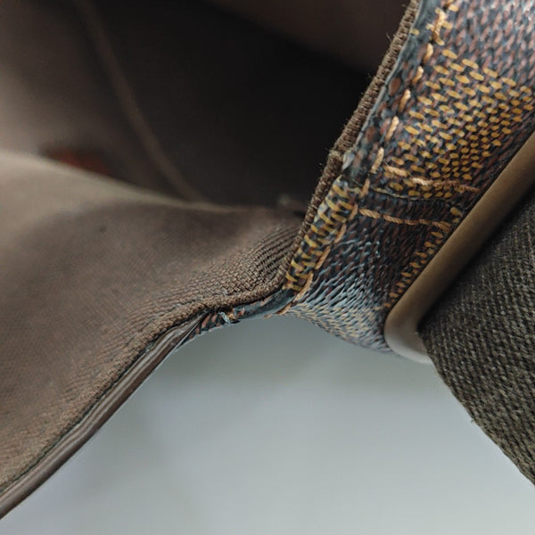 BROOKLYN Damier Ebene Coated Canvas Brown