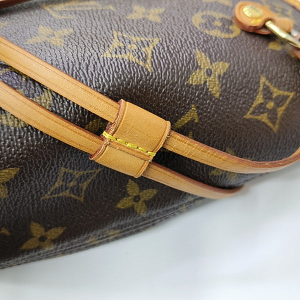 NEVERFULL MM Monogram Coated Canvas Brown