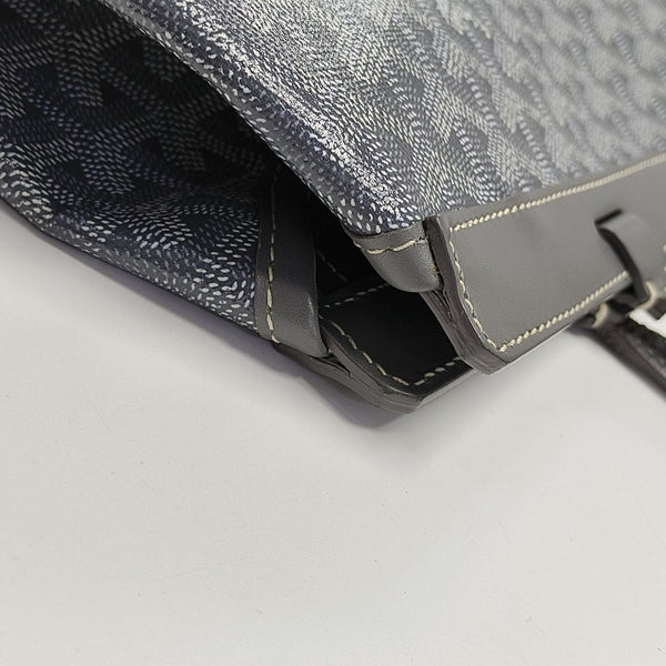 Coated Canvas Tote Bag Gray