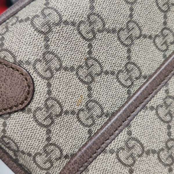 Neo Vintage Small Monogram Coated Canvas Beige