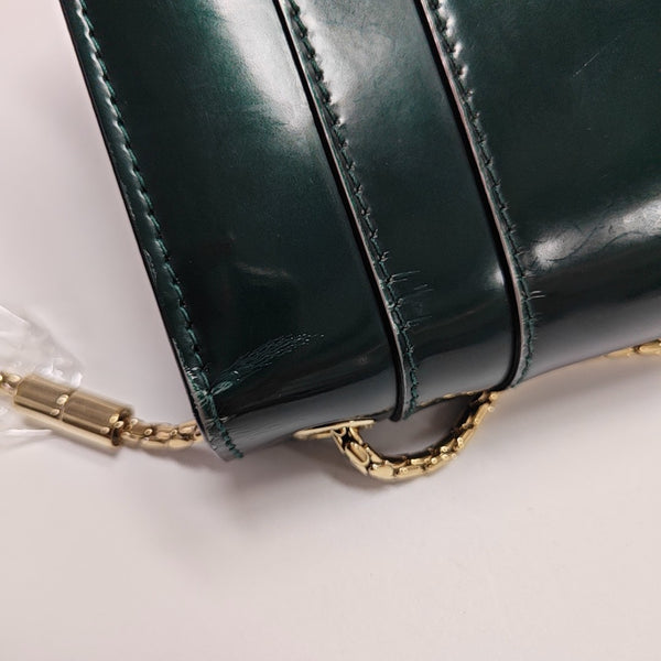 SERPENTI FOREVER Small Patent Leather Green