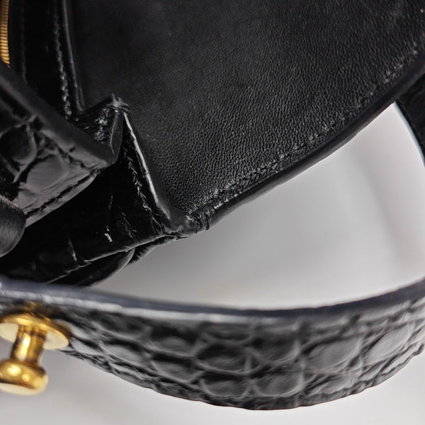 Sharp Calfskin Black