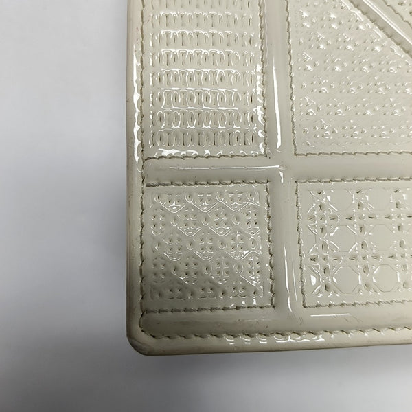 Diorama Small Cannage Calfskin White