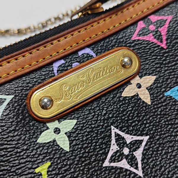 LV × TM VINTAGE MILLA Monogram Coated Canvas Black