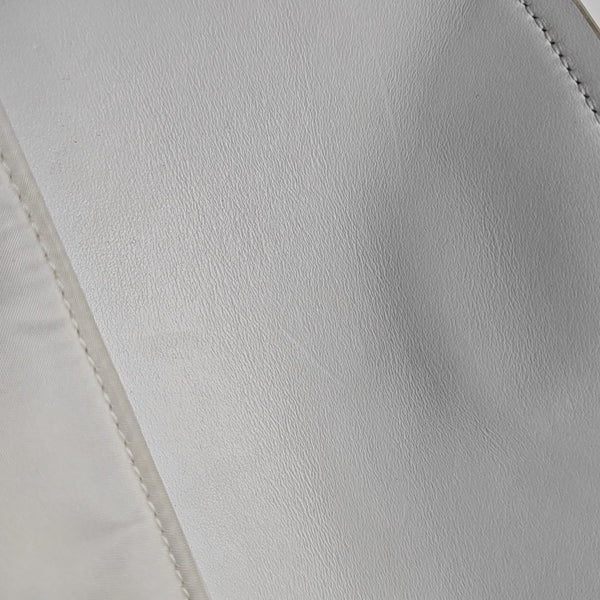 Fabric Shoulder Bag White