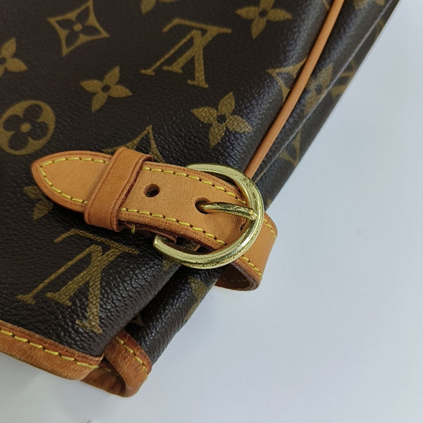 BATIGNOLLES MM Monogram Coated Canvas Brown