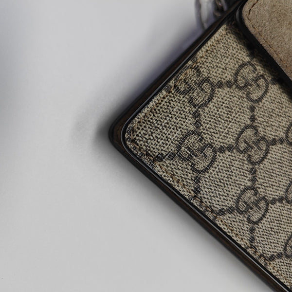 Dionysus Super Mini Monogram Coated Canvas Beige
