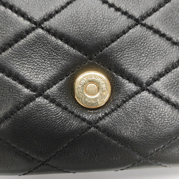 KATE SUPPLE Quilted Lambskin Black
