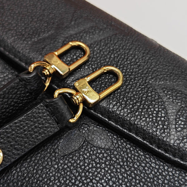 IVY Monogram Calfskin Black