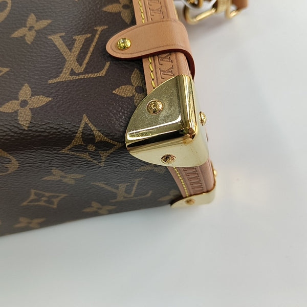 SIDE TRUNK MM Monogram Coated Canvas Brown
