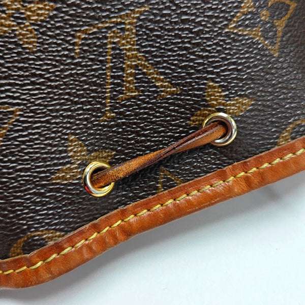 NÉONOÉ Nano Monogram Coated Canvas Brown