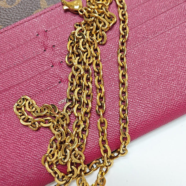 FÉLICIE Monogram Coated Canvas Brown