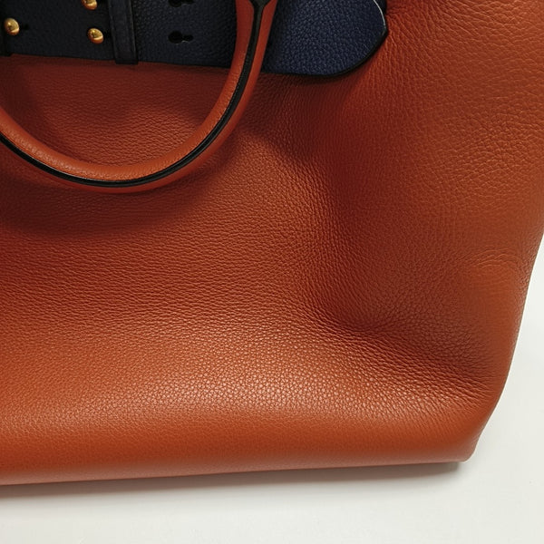 The Belt Large Calfskin Orange