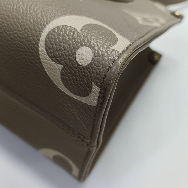 ONTHEGO PM Monogram Calfskin Gray