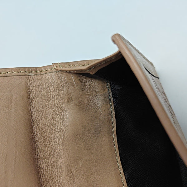 Monogram Calfskin Wallet Pink
