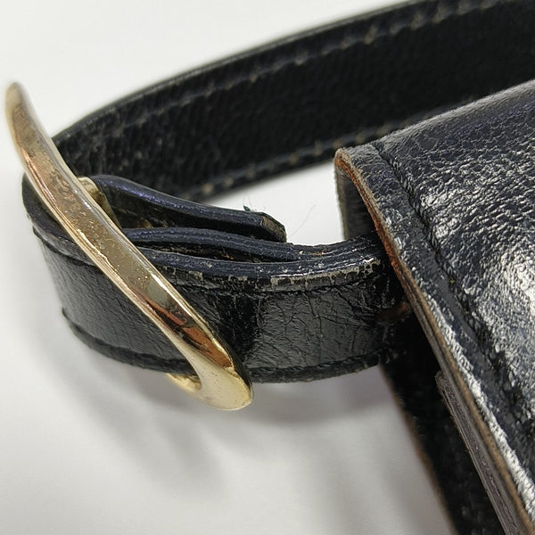Lambskin Shoulder Bag Black