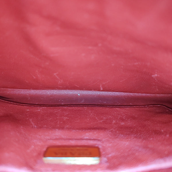 Calfskin Clutch Red
